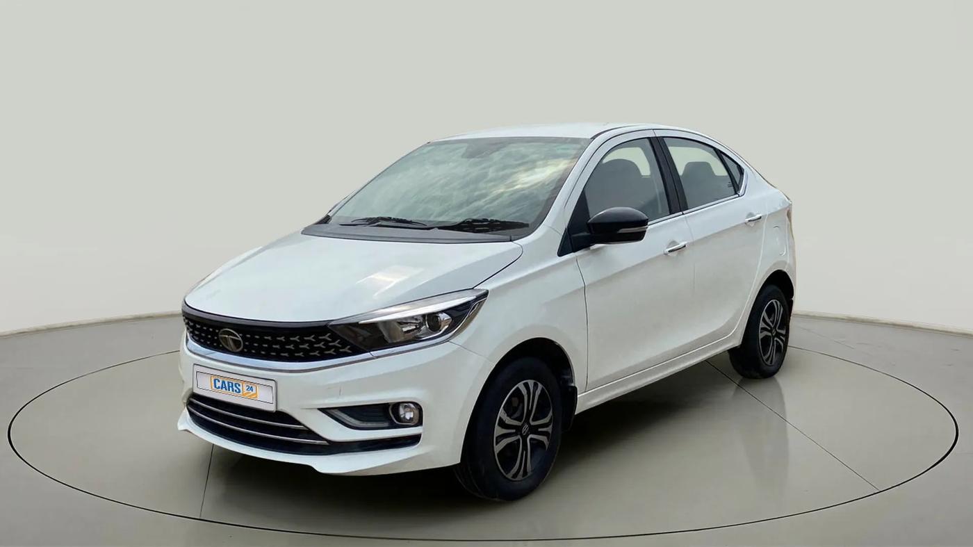 2022 Tata TIGOR XZ PLUS CNG, CNG, Manual, 41,196 km, Left Front Diagonal