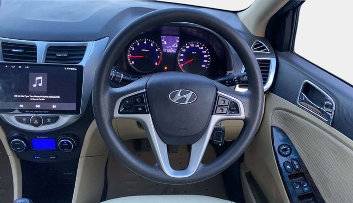 2013 Hyundai Verna FLUIDIC 1.6 VTVT EX, Petrol, Manual, 32,229 km, Steering Wheel Close Up