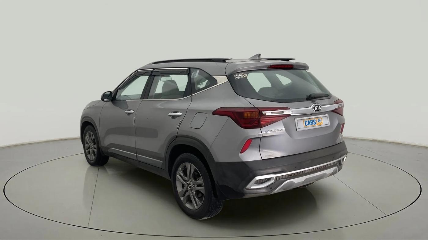2020 KIA SELTOS HTX IVT 1.5 PETROL, Petrol, Automatic, 59,978 km, Left Back Diagonal