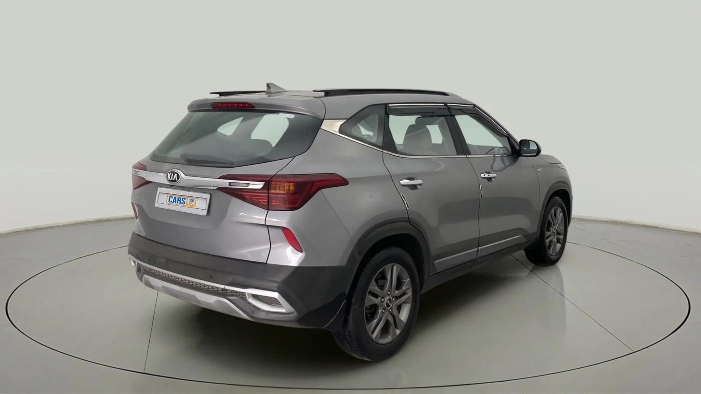 2020 KIA SELTOS HTX IVT 1.5 PETROL, Petrol, Automatic, 59,978 km, Right Back Diagonal