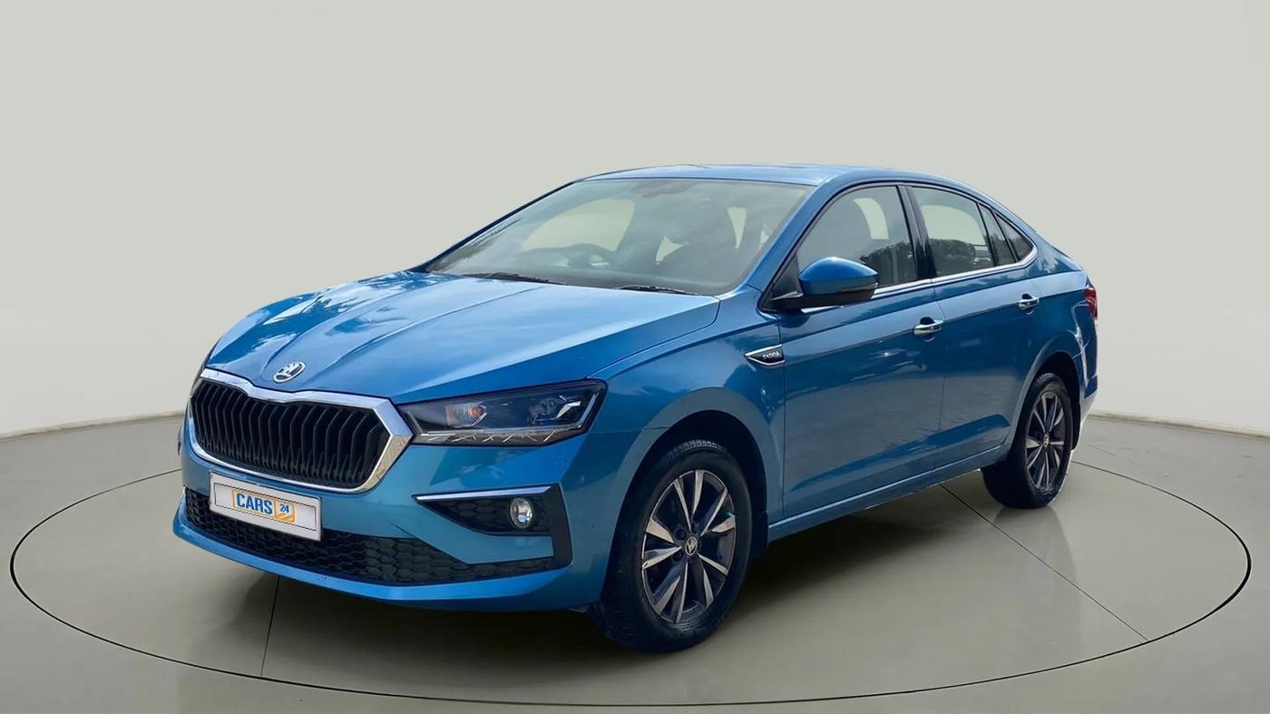 2022 Skoda SLAVIA STYLE 1.0L TSI AT, Petrol, Automatic, 20,665 km, Left Front Diagonal
