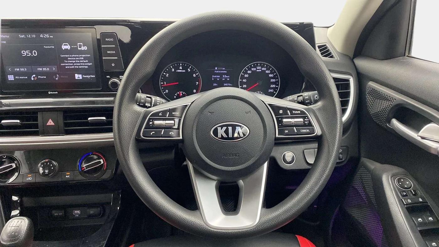 2020 KIA SELTOS HTK PLUS 1.5, Petrol, Manual, 34,572 km, Steering Wheel Close Up