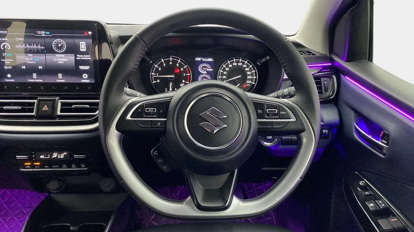 2022 Maruti Baleno ALPHA CVT PETROL 1.2, Petrol, Automatic, 10,288 km, Steering Wheel Close Up