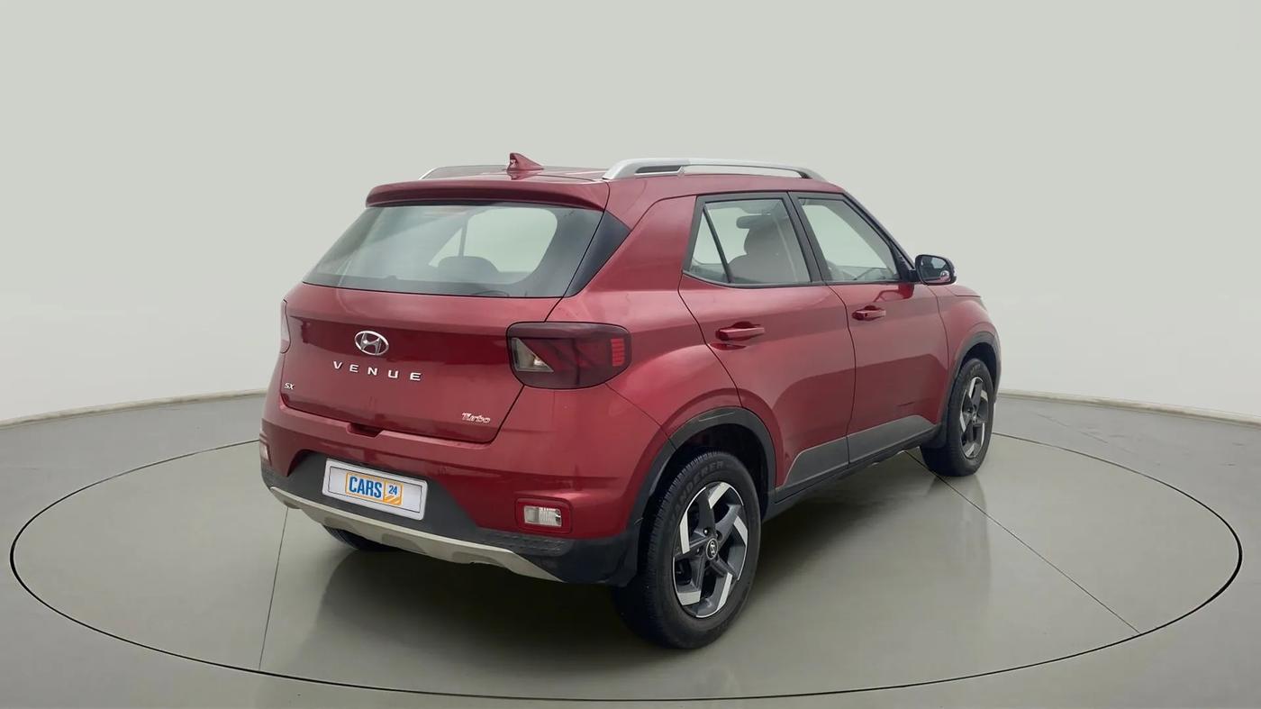 2020 Hyundai VENUE SX 1.0 TURBO, Petrol, Manual, 26,837 km, Right Back Diagonal