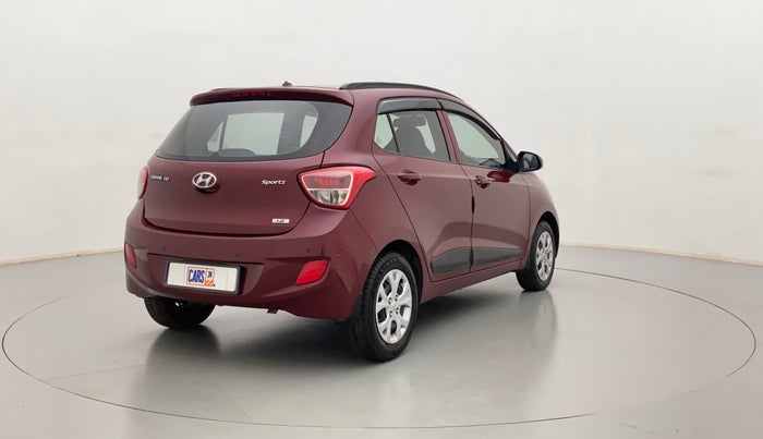 2015 Hyundai Grand i10 SPORTZ 1.2 KAPPA VTVT, Petrol, Manual, 59,614 km, Right Back Diagonal