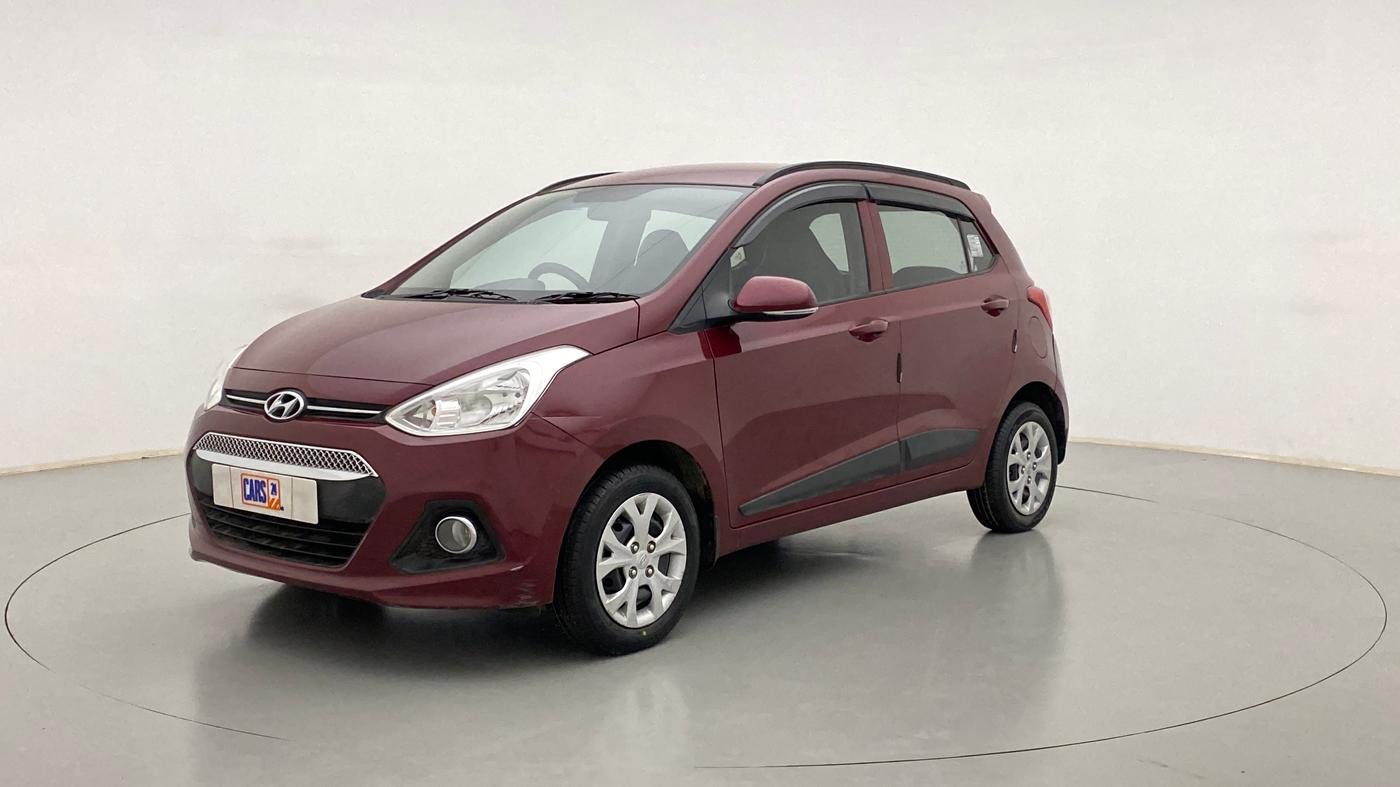 2015 Hyundai Grand i10 SPORTZ 1.2 KAPPA VTVT, Petrol, Manual, 59,614 km, Left Front Diagonal