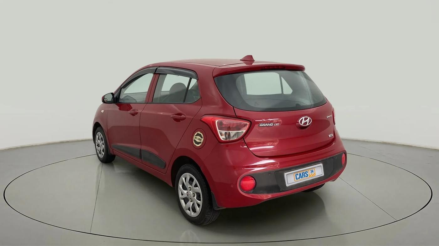 2017 Hyundai Grand i10 SPORTZ 1.2 KAPPA VTVT, Petrol, Manual, 28,514 km, Left Back Diagonal