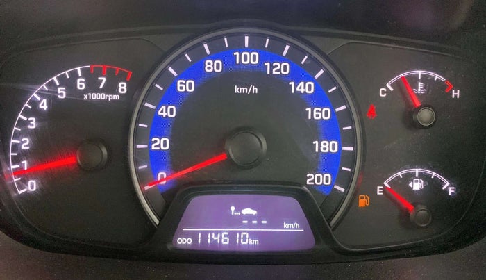 2014 Hyundai Xcent SX 1.2, Petrol, Manual, 1,14,618 km, Odometer Image