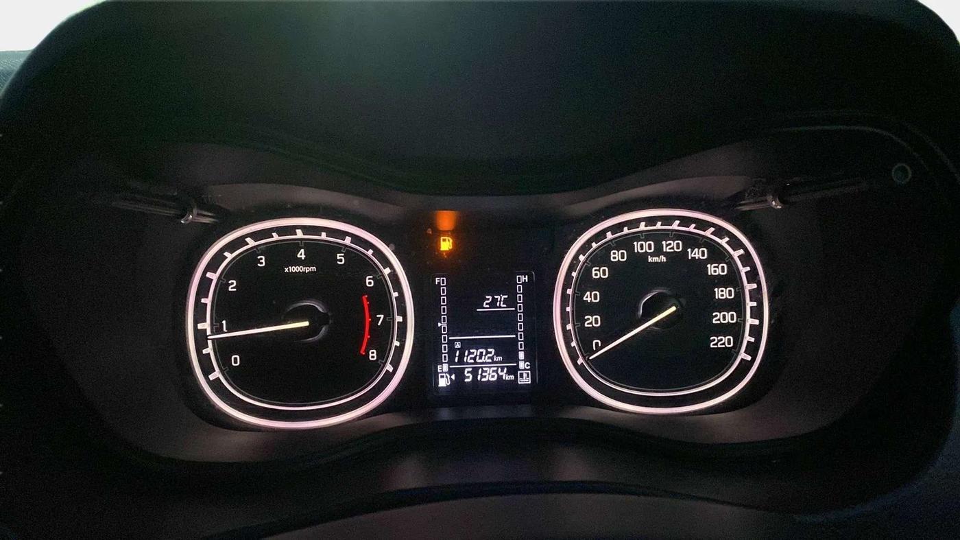 2020 Maruti Vitara Brezza ZXI PLUS, Petrol, Manual, 52,096 km, Odometer Image