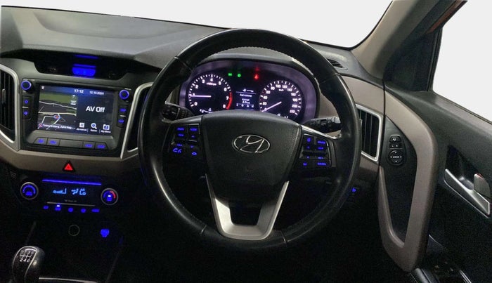 2018 Hyundai Creta SX (O) 1.6 PETROL, Petrol, Manual, 58,989 km, Steering Wheel Close Up
