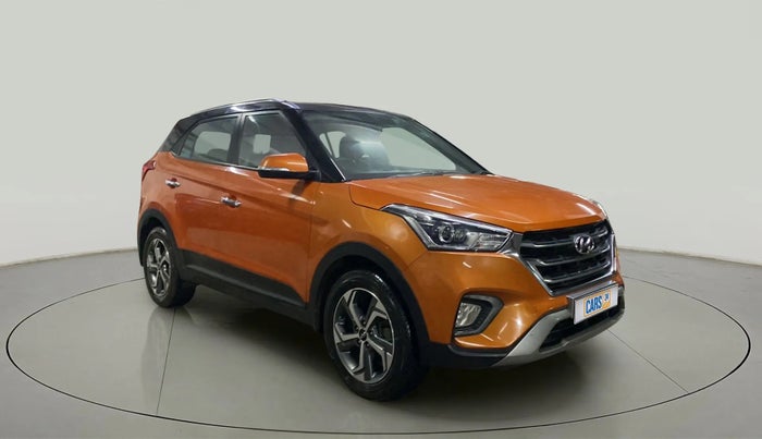 2018 Hyundai Creta SX (O) 1.6 PETROL, Petrol, Manual, 58,989 km, Right Front Diagonal