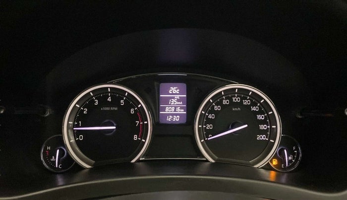 2016 Maruti Ciaz ZXI+ RS, Petrol, Manual, 80,966 km, Odometer Image