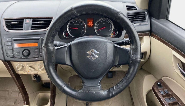 2014 Maruti Swift Dzire VXI, Petrol, Manual, 58,797 km, Steering Wheel Close Up