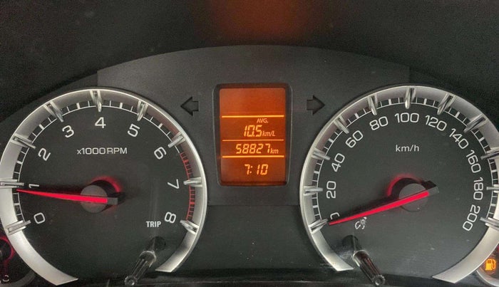 2014 Maruti Swift Dzire VXI, Petrol, Manual, 58,797 km, Odometer Image