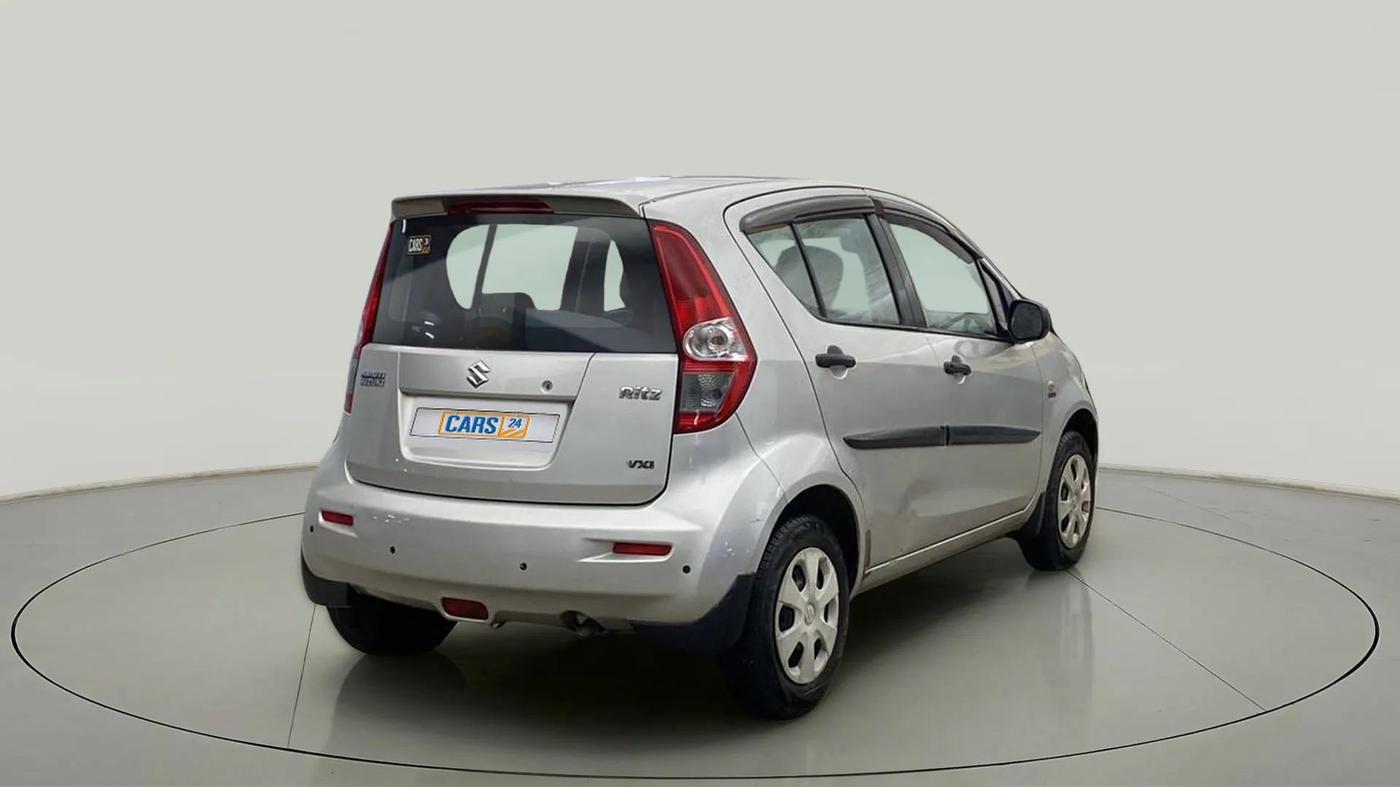2013 Maruti Ritz VXI, Petrol, Manual, 39,700 km, Right Back Diagonal