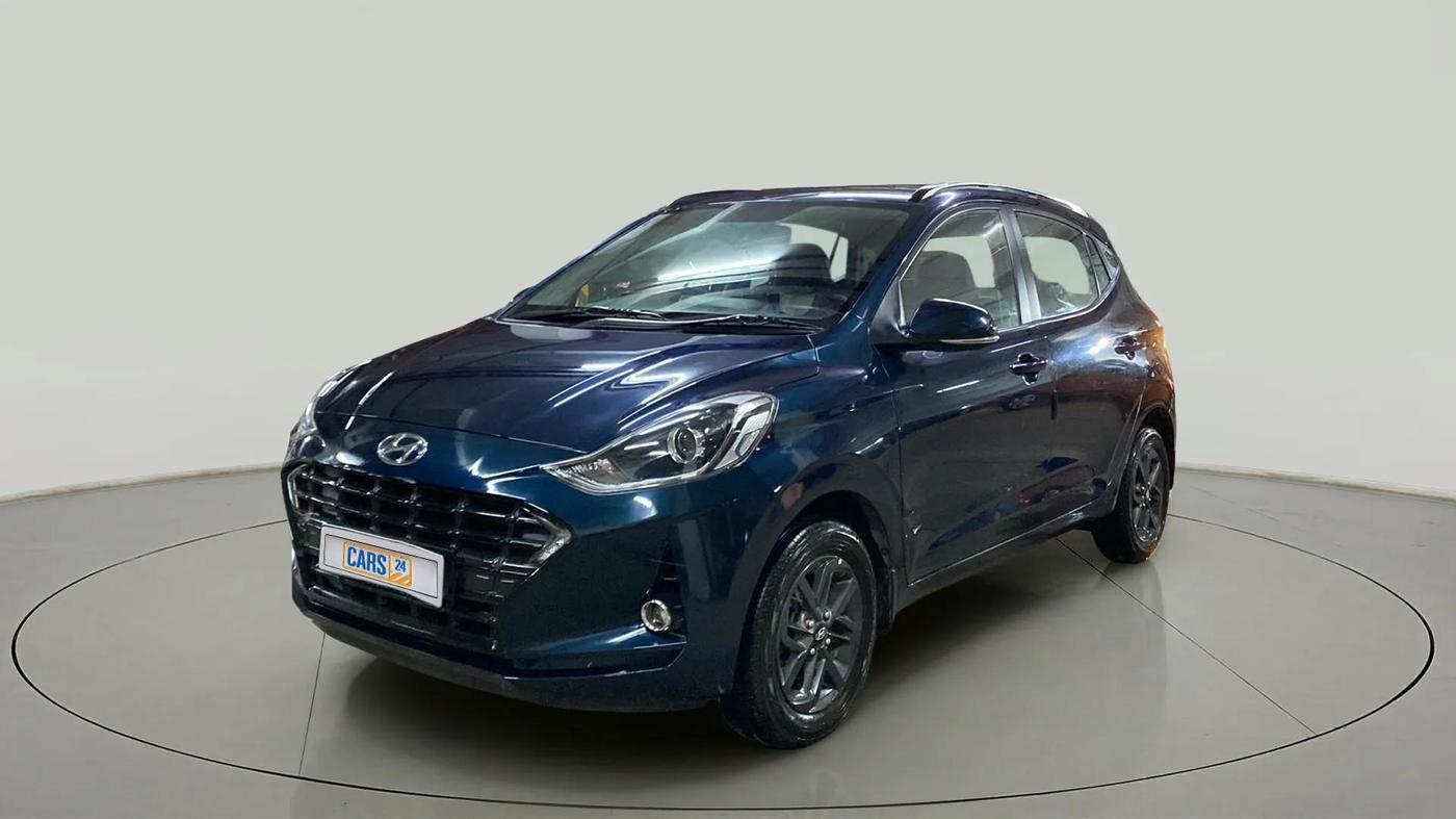 2019 Hyundai GRAND I10 NIOS SPORTZ AMT 1.2 KAPPA VTVT, Petrol, Automatic, 25,674 km, Left Front Diagonal