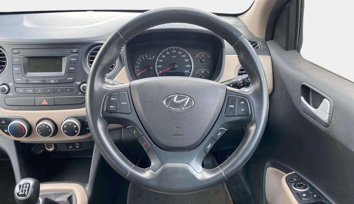 2016 Hyundai Grand i10 ASTA (O) 1.2 KAPPA VTVT, Petrol, Manual, 68,139 km, Steering Wheel Close Up