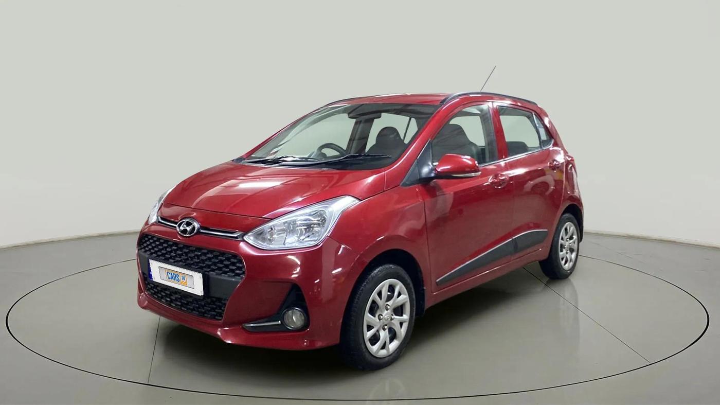 2018 Hyundai Grand i10 SPORTZ 1.2 KAPPA VTVT, Petrol, Manual, 13,458 km, Left Front Diagonal