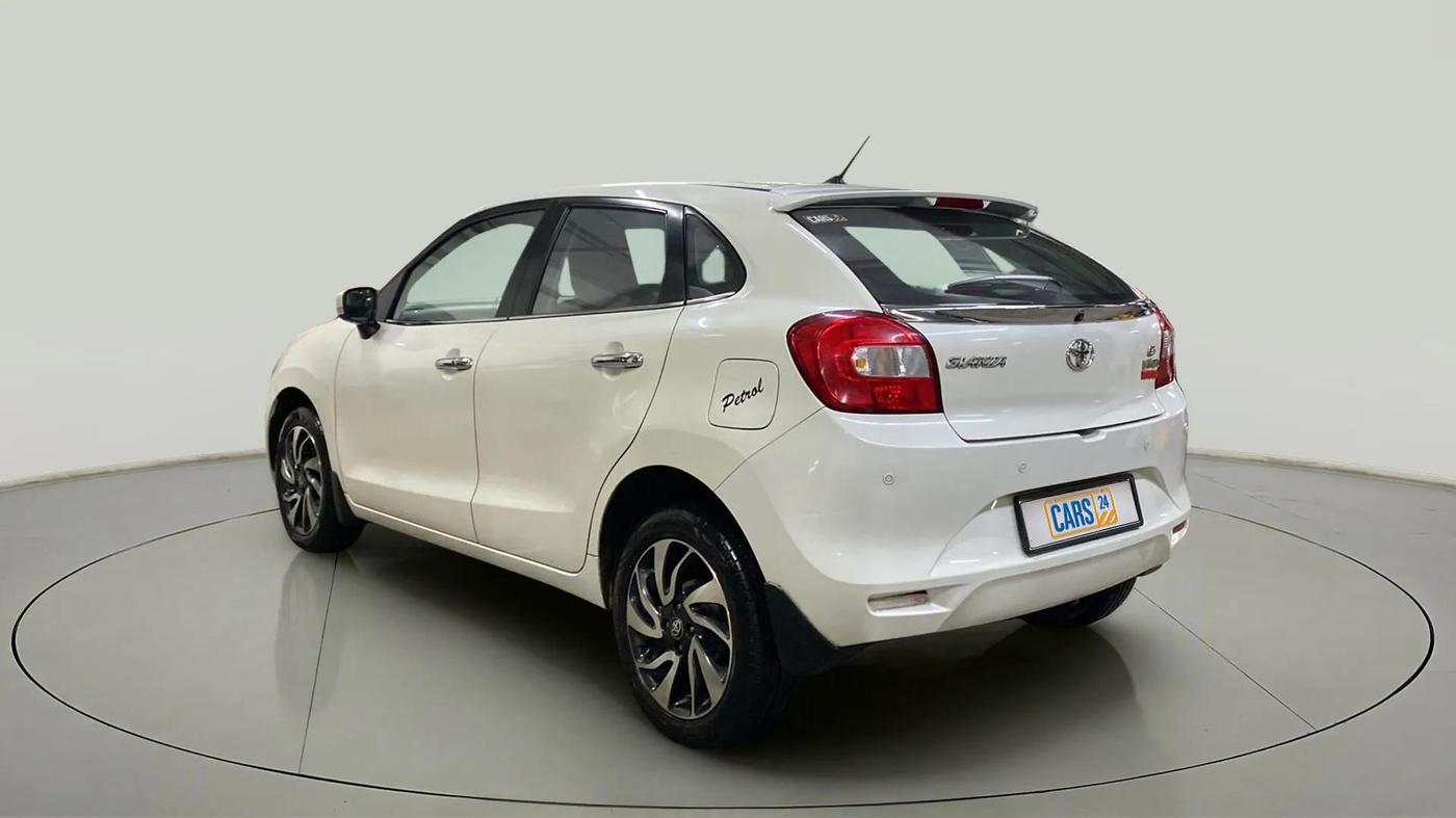 2021 Toyota Glanza G CVT, Petrol, Automatic, 13,203 km, Left Back Diagonal