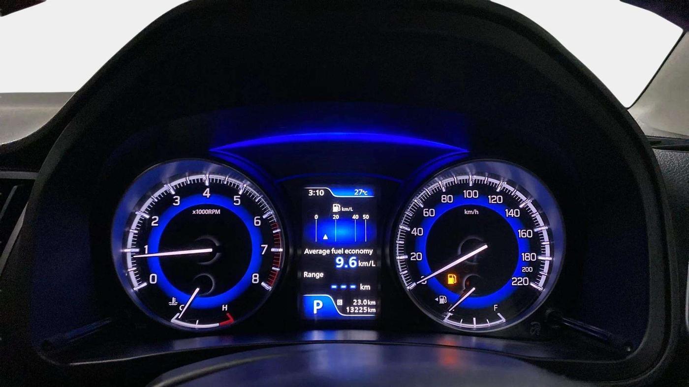 2021 Toyota Glanza G CVT, Petrol, Automatic, 13,203 km, Odometer Image