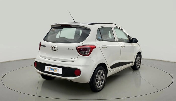 2019 Hyundai Grand i10 SPORTZ 1.2 KAPPA VTVT, Petrol, Manual, 26,056 km, Right Back Diagonal