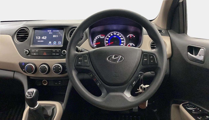 2019 Hyundai Grand i10 SPORTZ 1.2 KAPPA VTVT, Petrol, Manual, 26,056 km, Steering Wheel Close Up