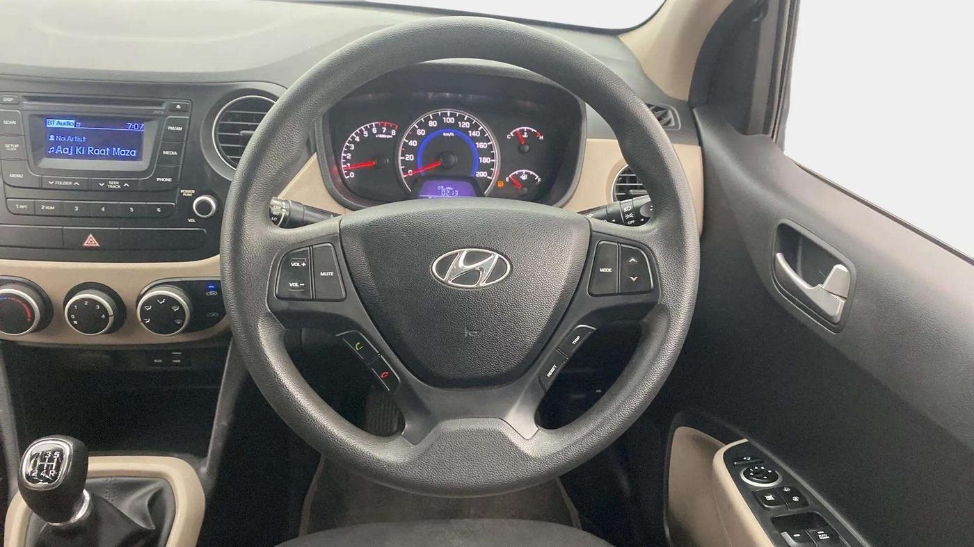 2016 Hyundai Grand i10 SPORTZ 1.2 KAPPA VTVT, Petrol, Manual, 57,502 km, Steering Wheel Close Up