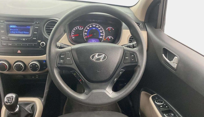 2016 Hyundai Grand i10 SPORTZ 1.2 KAPPA VTVT, Petrol, Manual, 57,502 km, Steering Wheel Close Up
