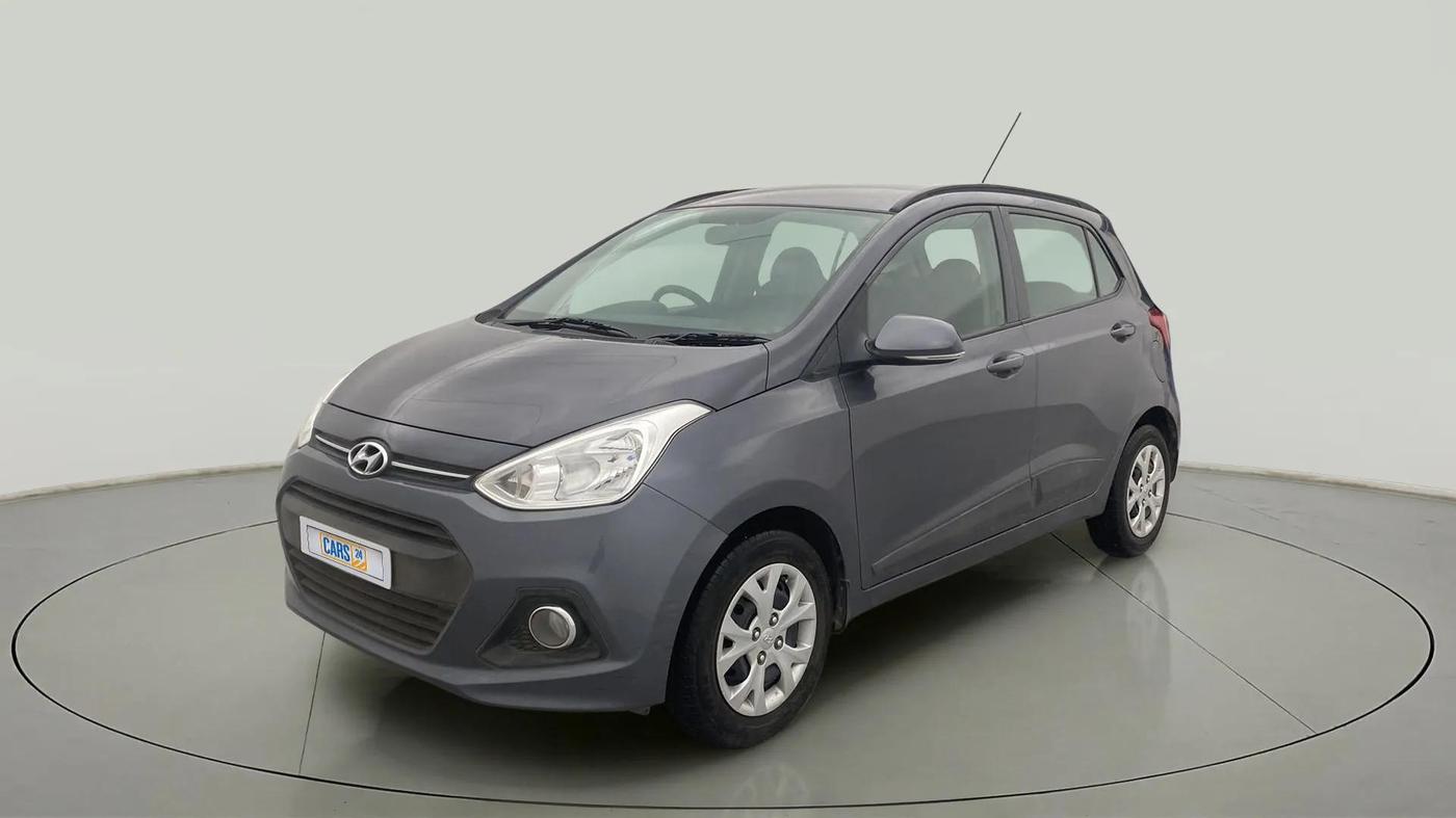 2016 Hyundai Grand i10 SPORTZ 1.2 KAPPA VTVT, Petrol, Manual, 57,502 km, Left Front Diagonal