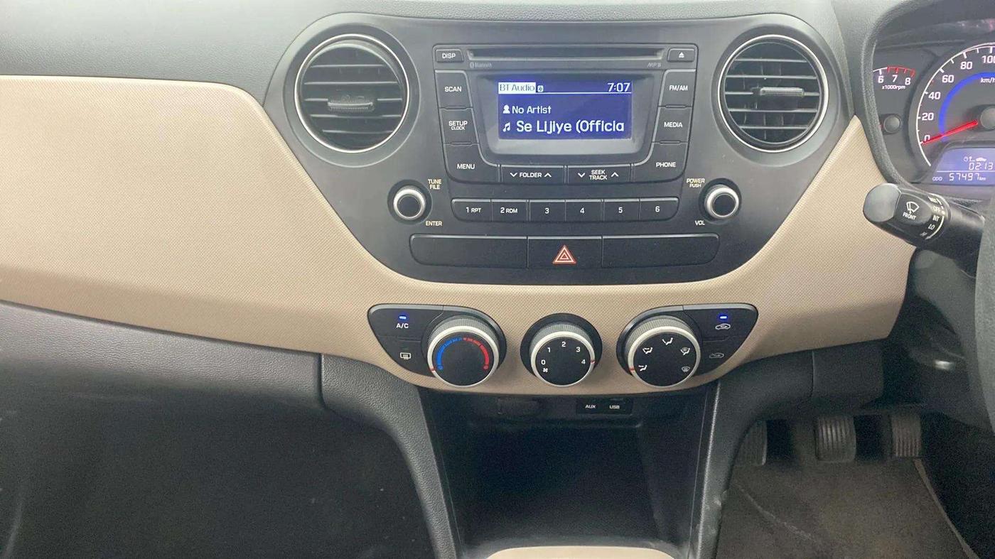 2016 Hyundai Grand i10 SPORTZ 1.2 KAPPA VTVT, Petrol, Manual, 57,502 km, Air Conditioner