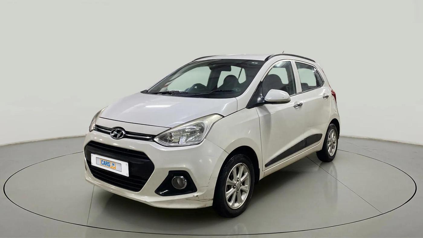 2015 Hyundai Grand i10 ASTA 1.2 KAPPA VTVT, Petrol, Manual, 47,888 km, Left Front Diagonal