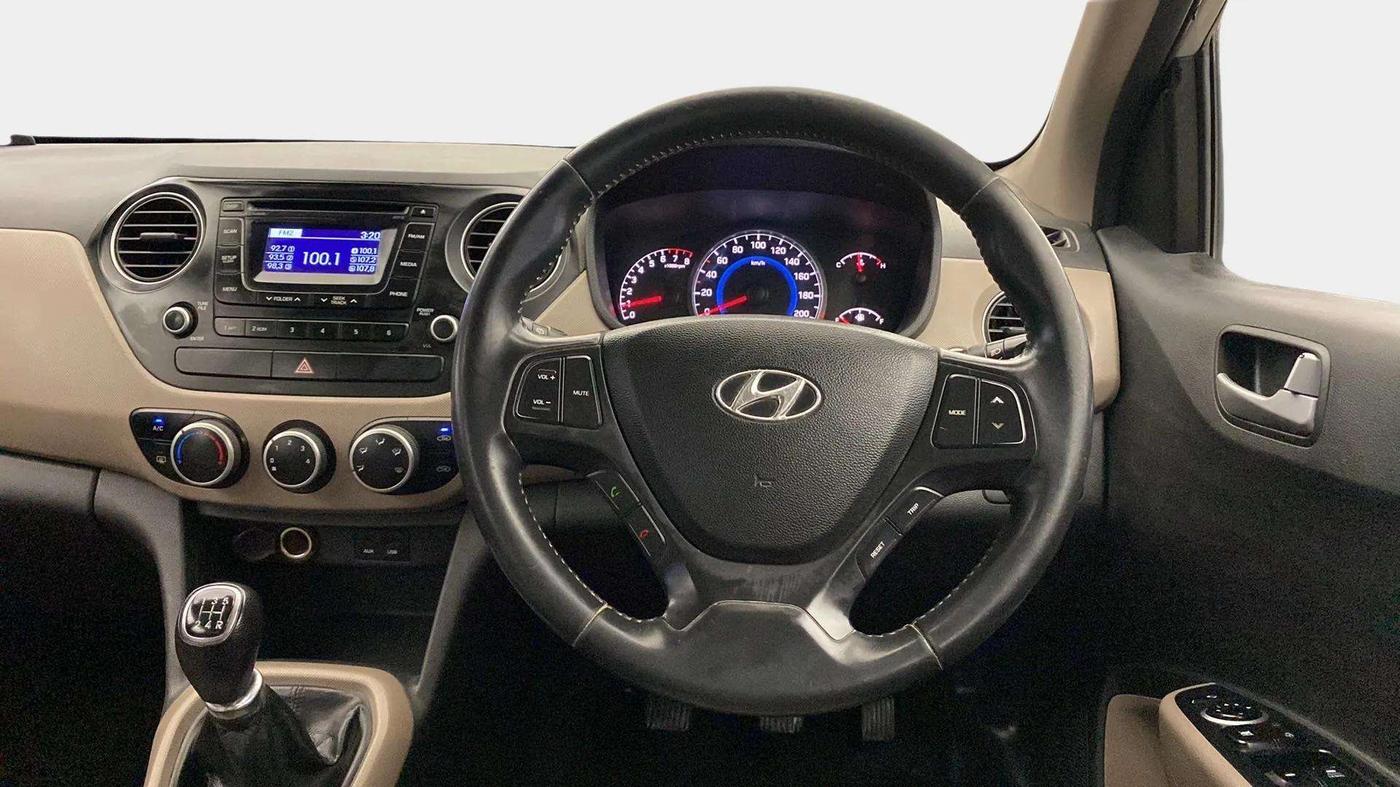 2013 Hyundai Grand i10 ASTA 1.2 KAPPA VTVT, Petrol, Manual, 52,156 km, Steering Wheel Close Up