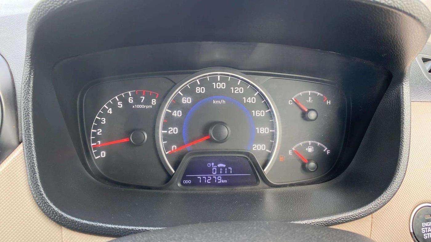 2016 Hyundai Grand i10 ASTA 1.2 KAPPA VTVT, Petrol, Manual, 77,283 km, Odometer Image