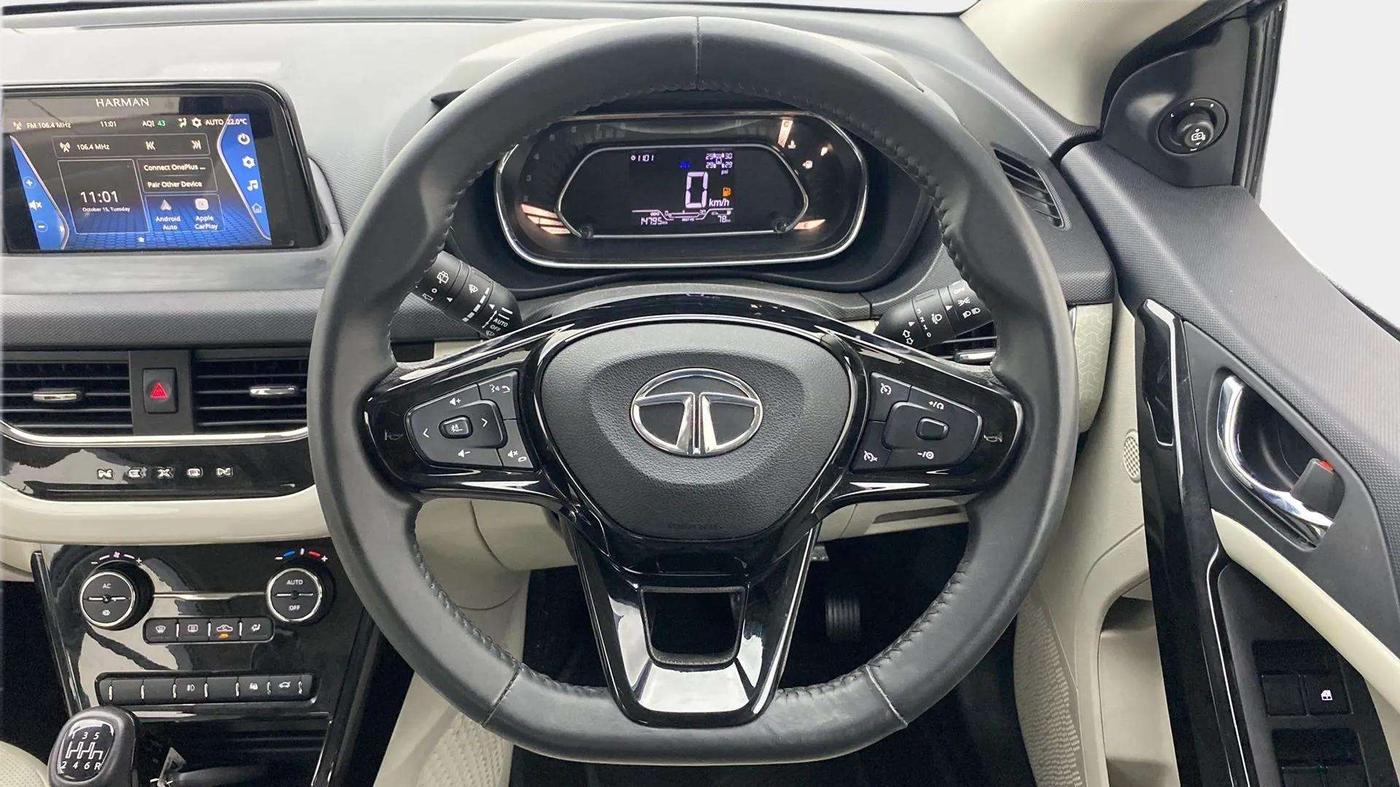 2023 Tata NEXON XZ PLUS LUXURY SUNROOF PETROL, Petrol, Manual, 14,766 km, Steering Wheel Close Up