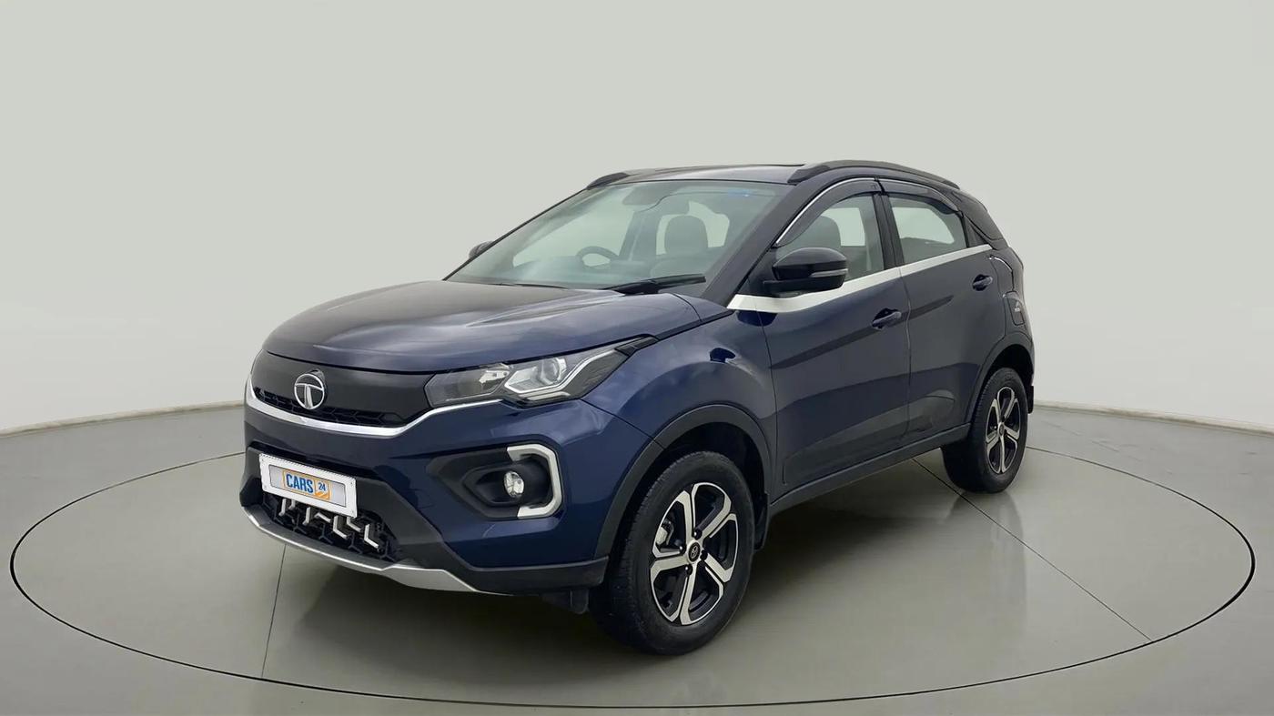 2023 Tata NEXON XZ PLUS LUXURY SUNROOF PETROL, Petrol, Manual, 14,766 km, Left Front Diagonal