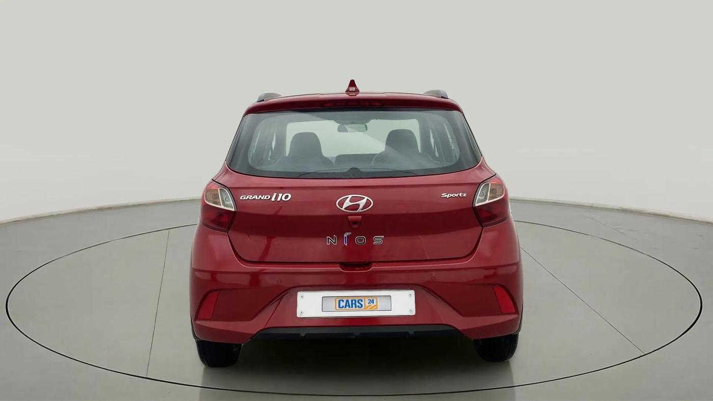 2021 Hyundai GRAND I10 NIOS SPORTZ AMT 1.2 KAPPA VTVT, Petrol, Automatic, 24,198 km, Back/Rear