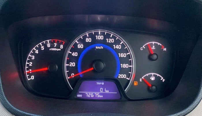 2015 Hyundai Grand i10 SPORTZ 1.2 KAPPA VTVT, Petrol, Manual, 72,686 km, Odometer Image
