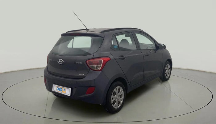 2015 Hyundai Grand i10 SPORTZ 1.2 KAPPA VTVT, Petrol, Manual, 72,686 km, Right Back Diagonal