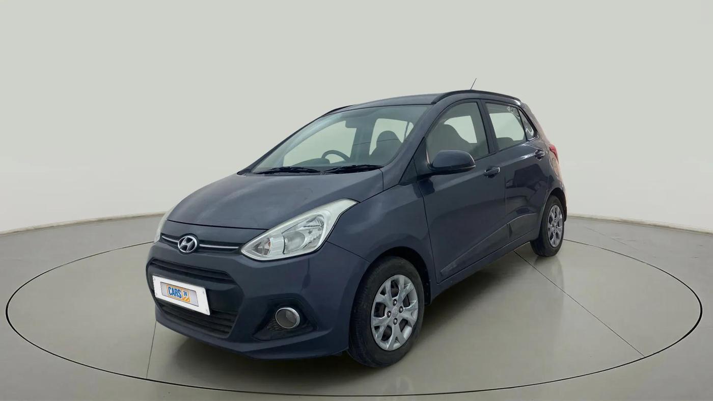 2015 Hyundai Grand i10 SPORTZ 1.2 KAPPA VTVT, Petrol, Manual, 72,686 km, Left Front Diagonal