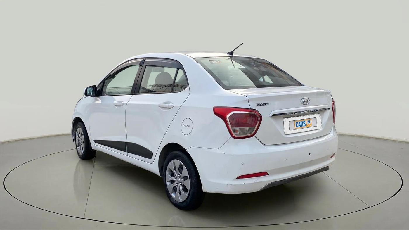2016 Hyundai Xcent S 1.1 CRDI, Diesel, Manual, 81,380 km, Left Back Diagonal