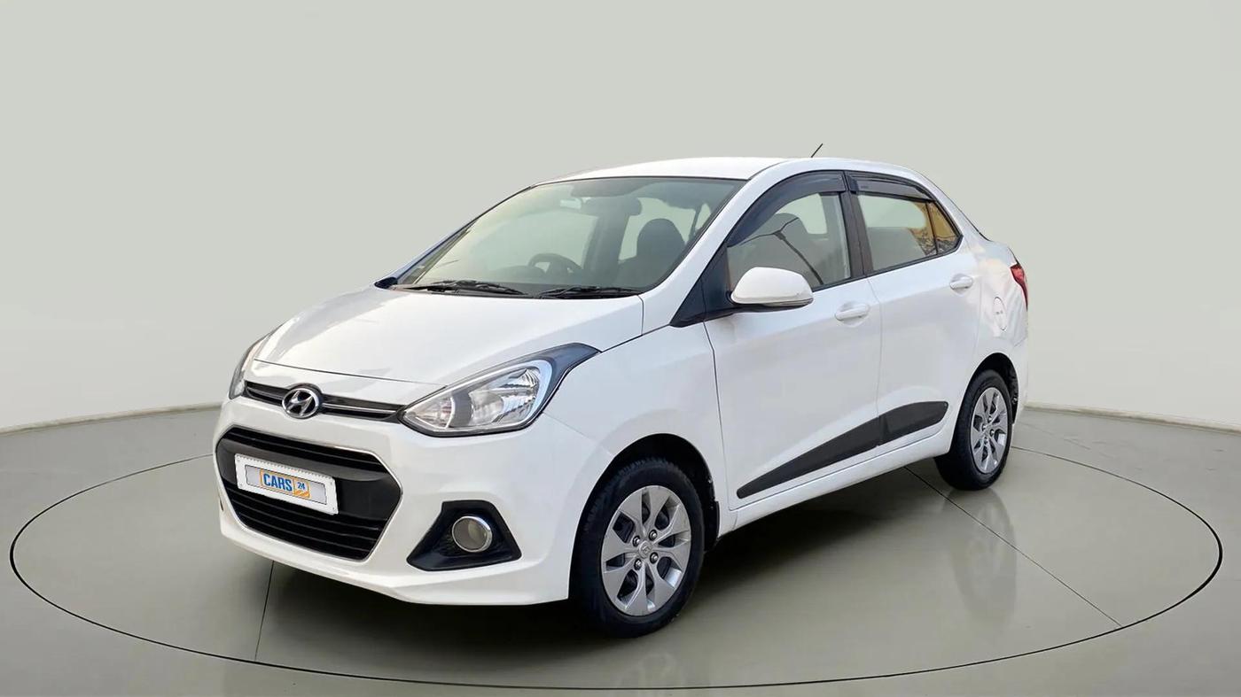 2016 Hyundai Xcent S 1.1 CRDI, Diesel, Manual, 81,380 km, Left Front Diagonal