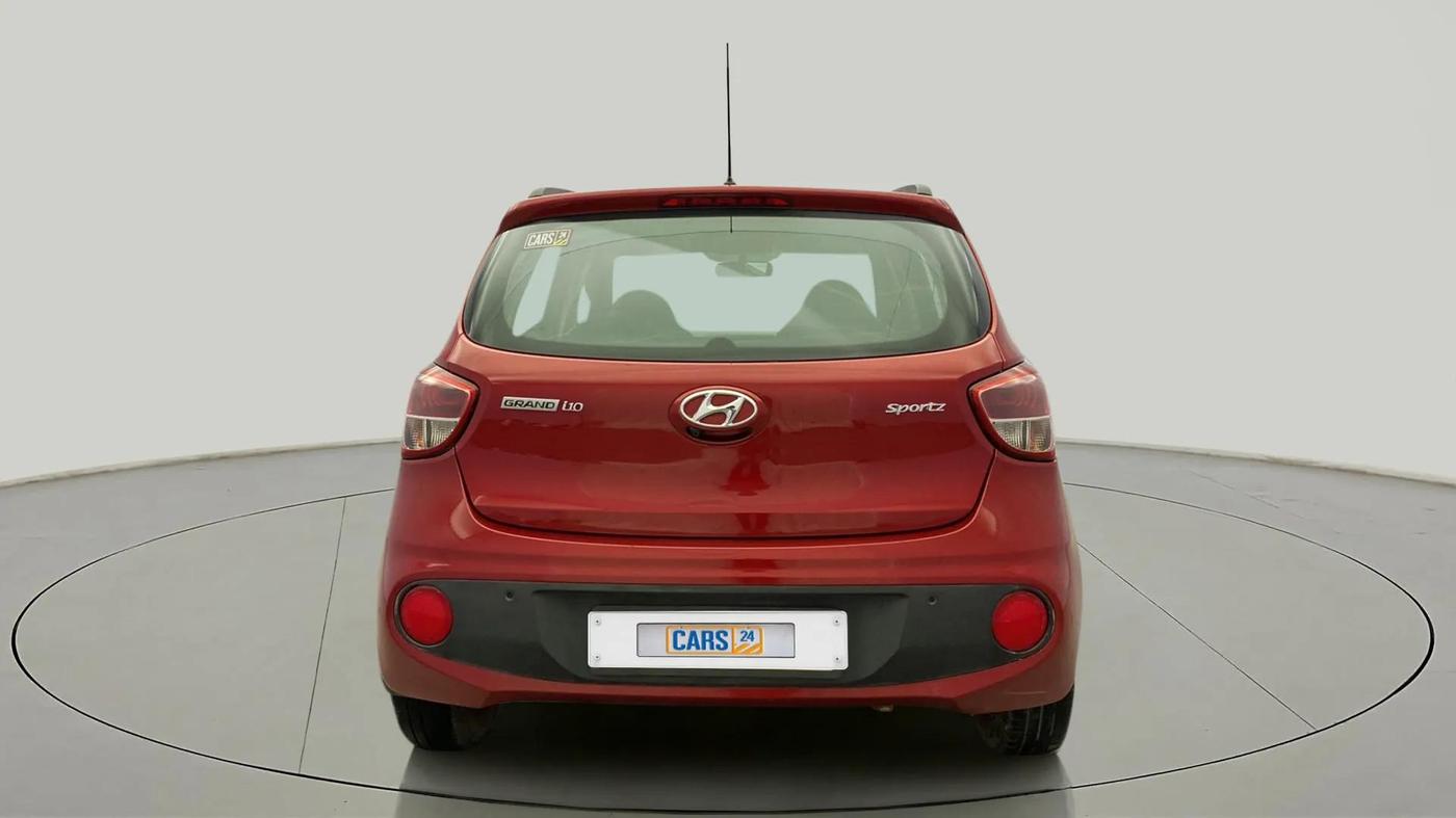 2018 Hyundai Grand i10 SPORTZ 1.2 KAPPA VTVT, Petrol, Manual, 72,388 km, Back/Rear