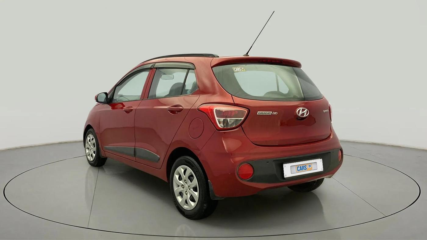2018 Hyundai Grand i10 SPORTZ 1.2 KAPPA VTVT, Petrol, Manual, 72,388 km, Left Back Diagonal