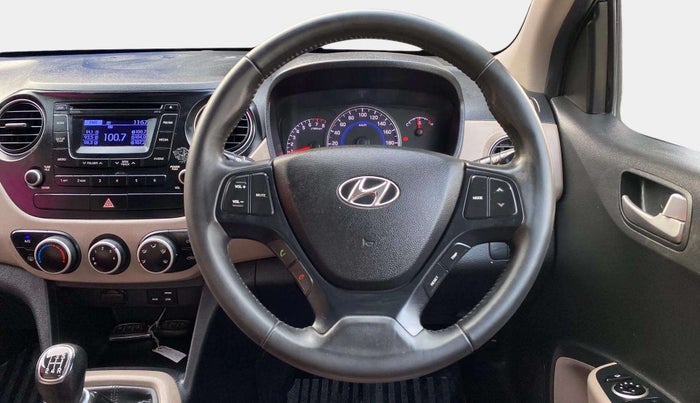 2015 Hyundai Grand i10 ASTA 1.2 KAPPA VTVT, Petrol, Manual, 64,124 km, Steering Wheel Close Up