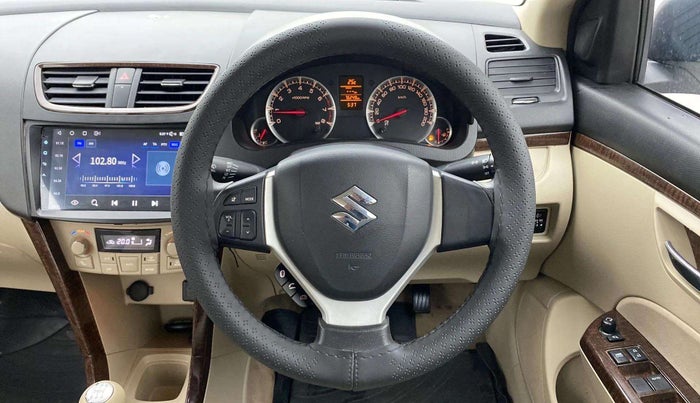 2015 Maruti Swift Dzire ZXI, Petrol, Manual, 76,281 km, Steering Wheel Close Up