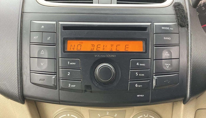 2013 Maruti Swift Dzire VXI, Petrol, Manual, 78,036 km, Infotainment system - Speaker cover missing