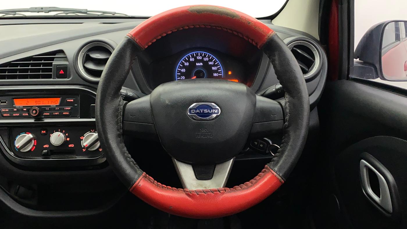 2019 Datsun Redi Go S 1.0, Petrol, Manual, 61,440 km, Steering Wheel Close Up