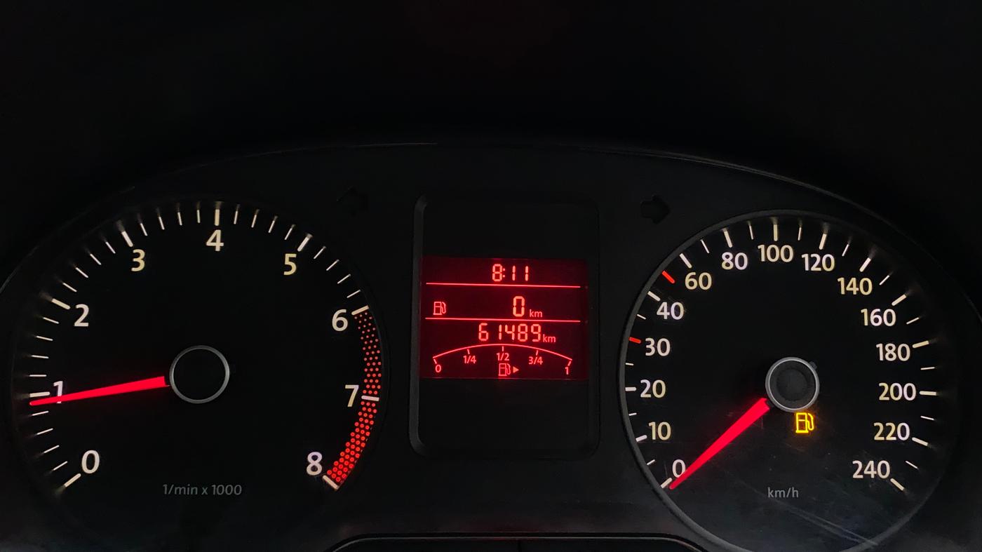 2014 Volkswagen Polo COMFORTLINE 1.2L, Petrol, Manual, 61,656 km, Odometer Image