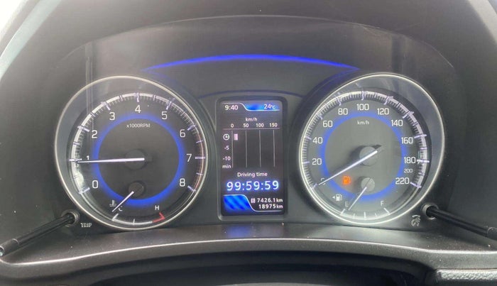 2017 Maruti Baleno ALPHA PETROL 1.2, Petrol, Manual, 19,222 km, Odometer Image