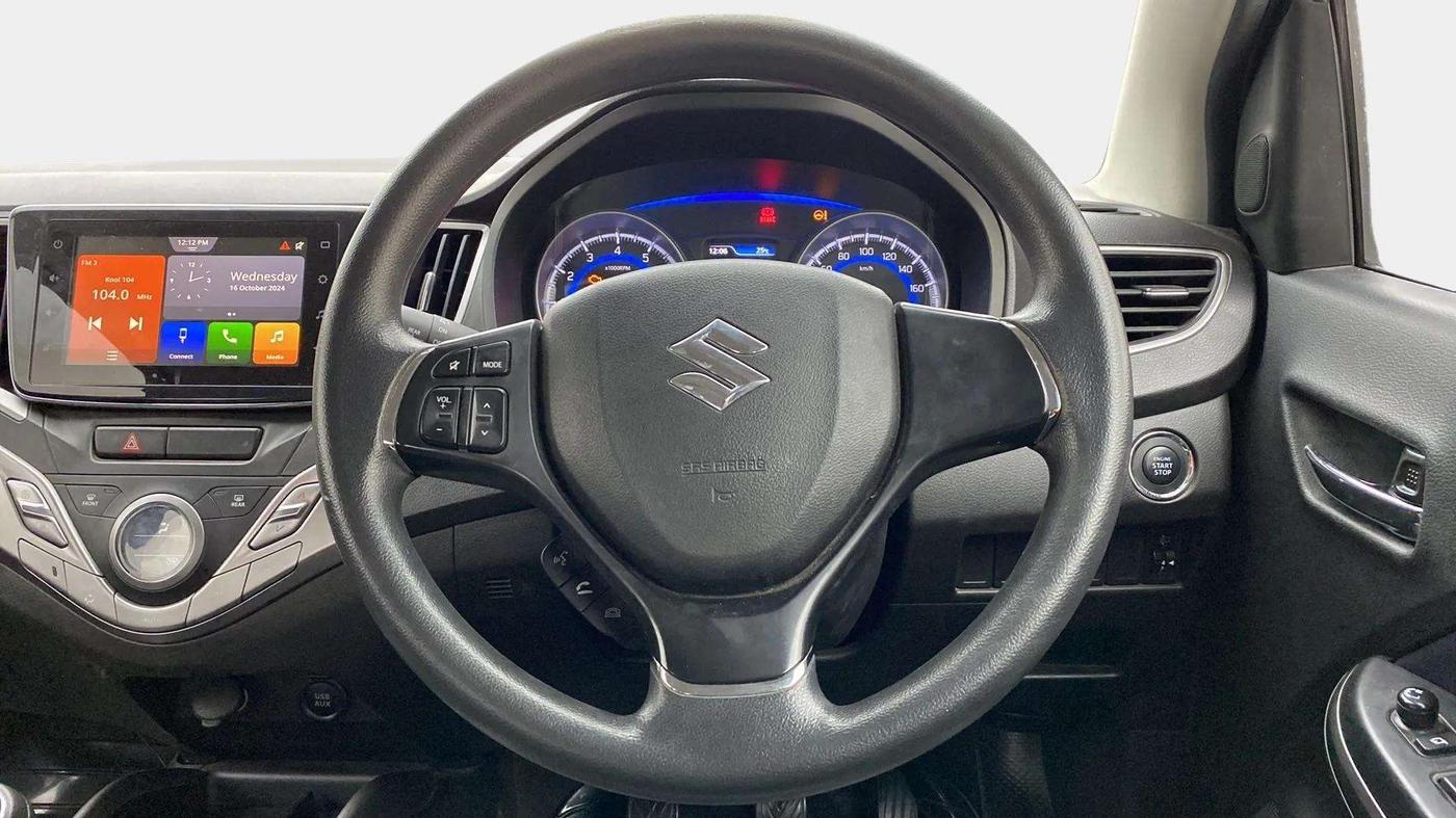 2020 Maruti Baleno ZETA PETROL 1.2, Petrol, Manual, 58,383 km, Steering Wheel Close Up